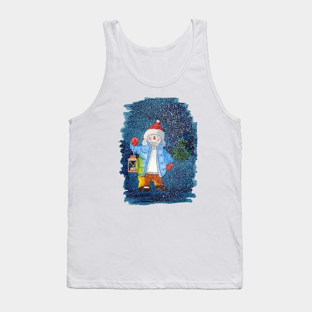 Snowman Season Tank Top by MMcBuck